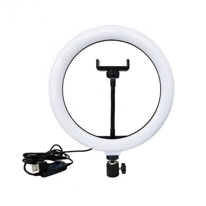 Ring Ligth Anel De Luz  Led Para Celular Câmera Tripé 8 10 12 Polegadas--sem-tripe