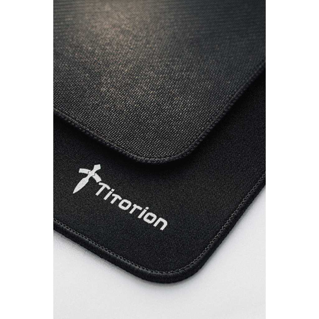 Mouse Pad Gamer Apex Hibrid Profissional 49x42 Preto Branco Vermelho Girl Ergonômico Titorion