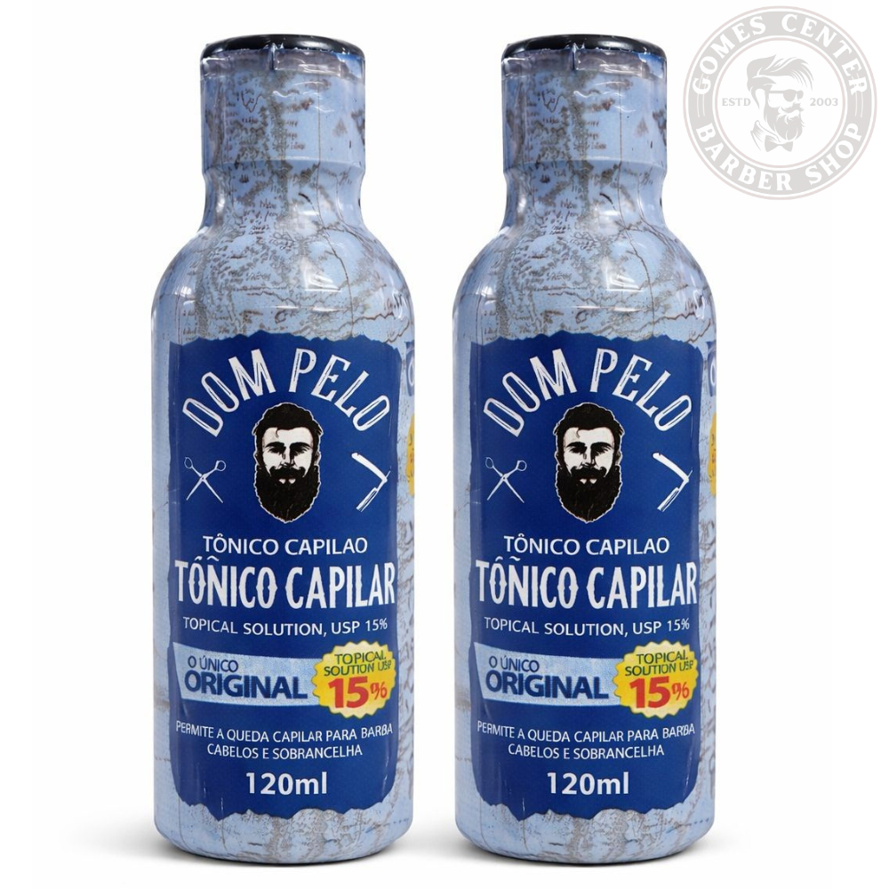 2 Tônico Capilar Dom Pelo ORIGINAL 120ml - Previne a Queda Capilar Para Barbas Cabelos e Sobrancelha