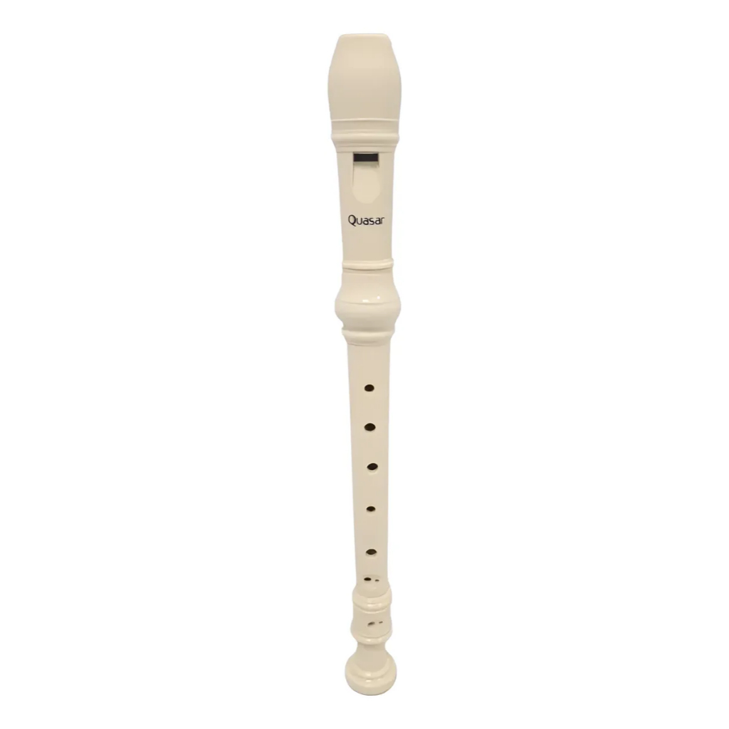 Flauta Doce Soprano Barroca Quasar Q9A-6b Original Bege