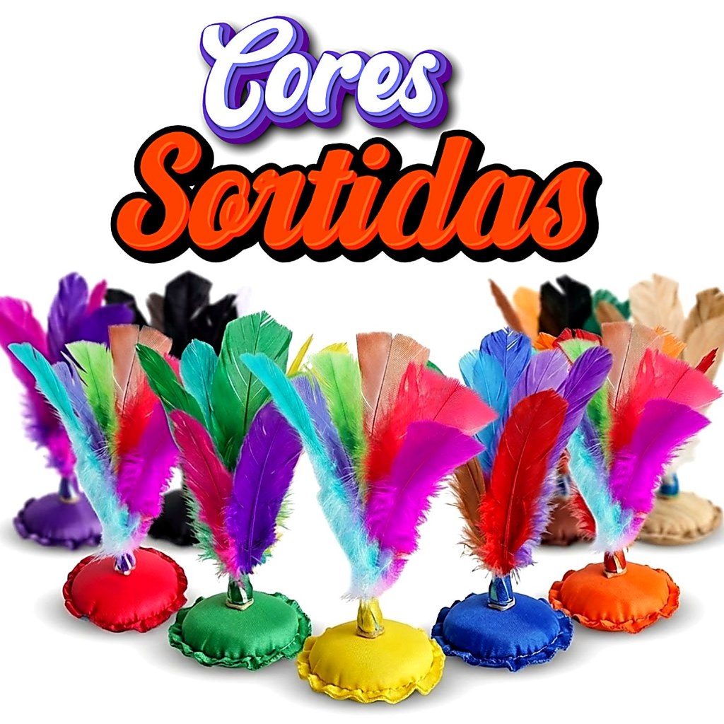 Petecas Infantil Brinquedo Cores Diversas Festa Junina Gincana Escola Prendas
