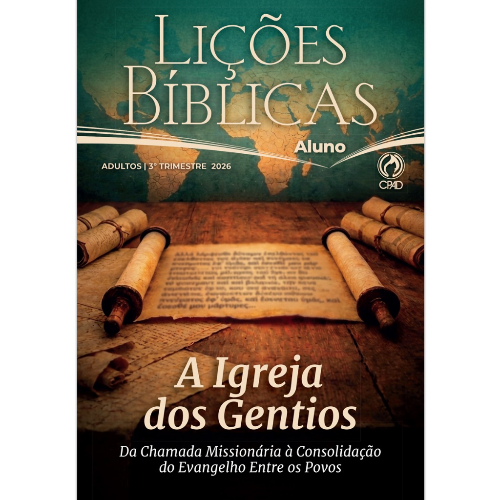 Lições Bíblicas Aluno Adulto | 3° Trimestre 2026 | CPAD - Revista -  PE