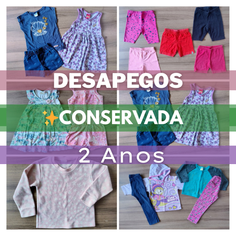 (Desapegos/Brechó Bebê) Roupas Infantil - Tamanho 2 anos Meninas  ✨Conservado -  Lotes e Peças únicas