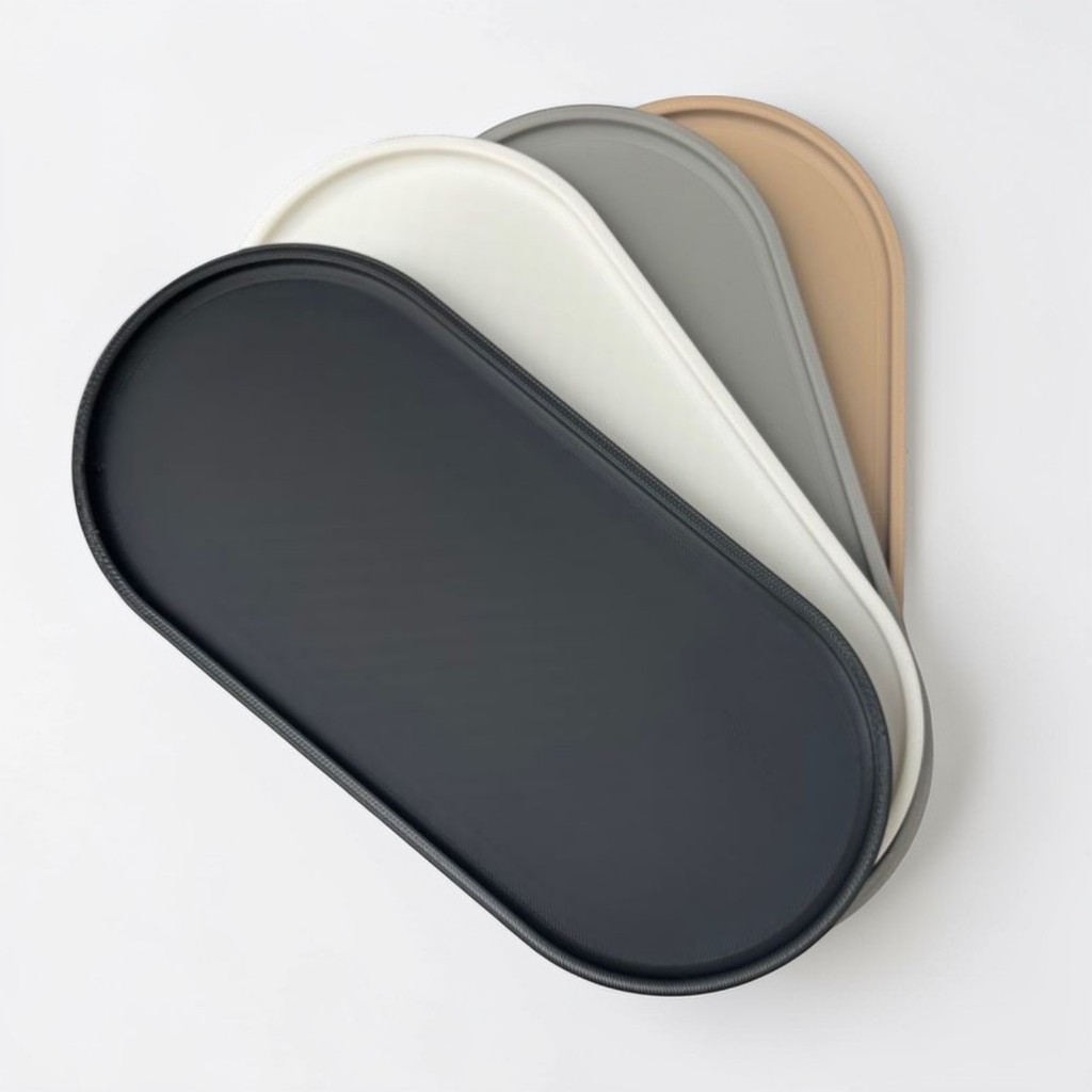 Bandeja Decorativa Oval Premium  22 x 10cm–  Decoração Porta Joias Enfeite Quarto Mesa Banheiro