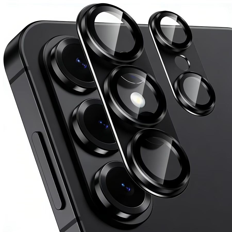 Película de Lente de Câmera para Samsung Galaxy S26 Ultra 9H Dureza Anti-Risco Anti-Queda HD Transparente Proteção Total