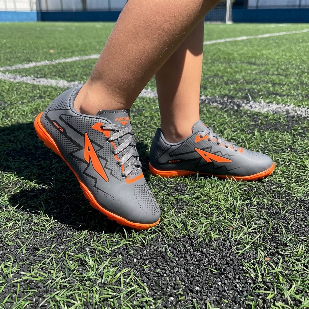 Chuteira Infantil Society Aspark Conforto Durabilidade e Aderência para Futebol e Futsal