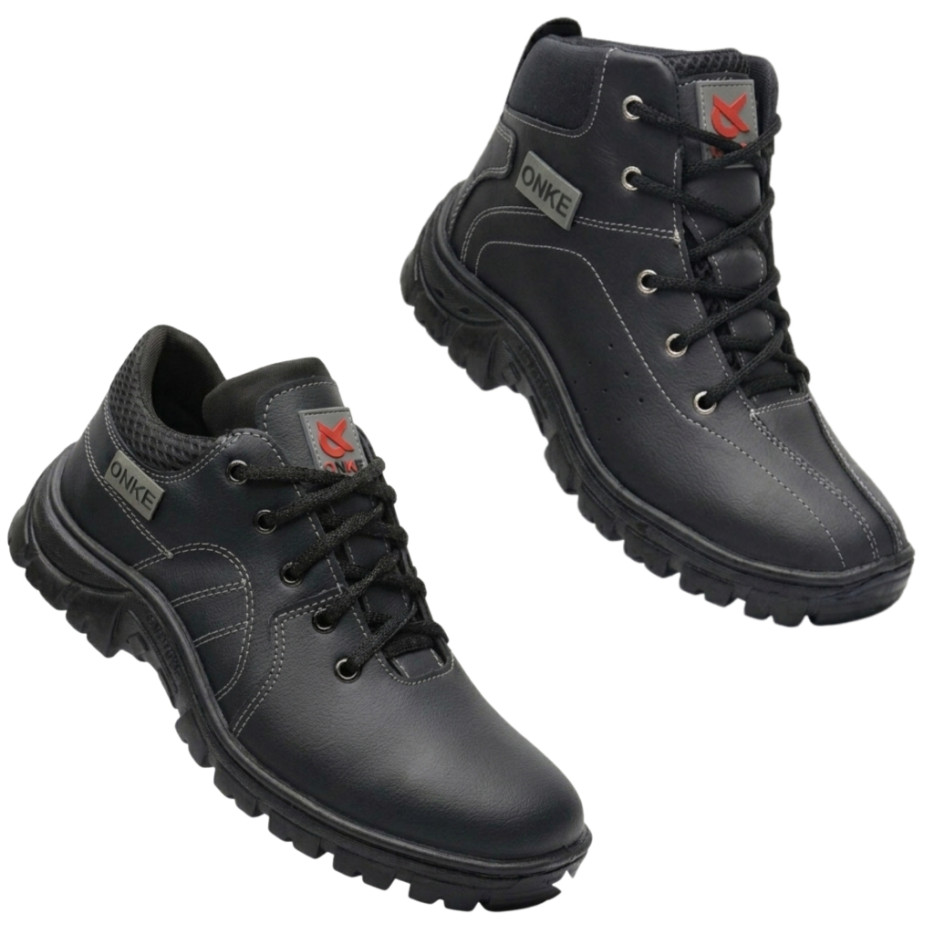Kit 2 Pares Sapato Masculino Tênis Casual e Bota Adventure