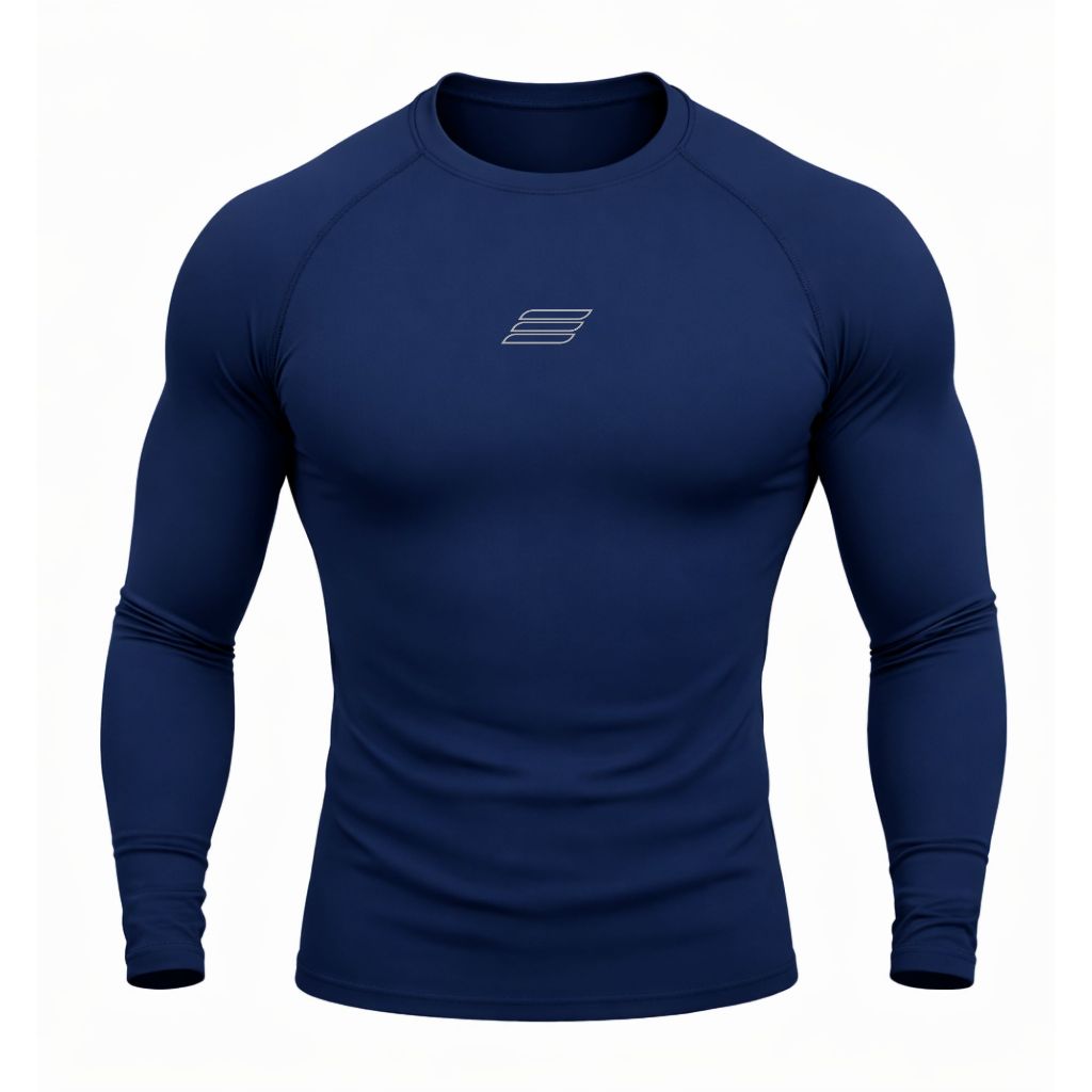 Camisa Uv Masculino Blusa Proteção Solar 50 + Camiseta Segunda Pele Térmica Manga Longa