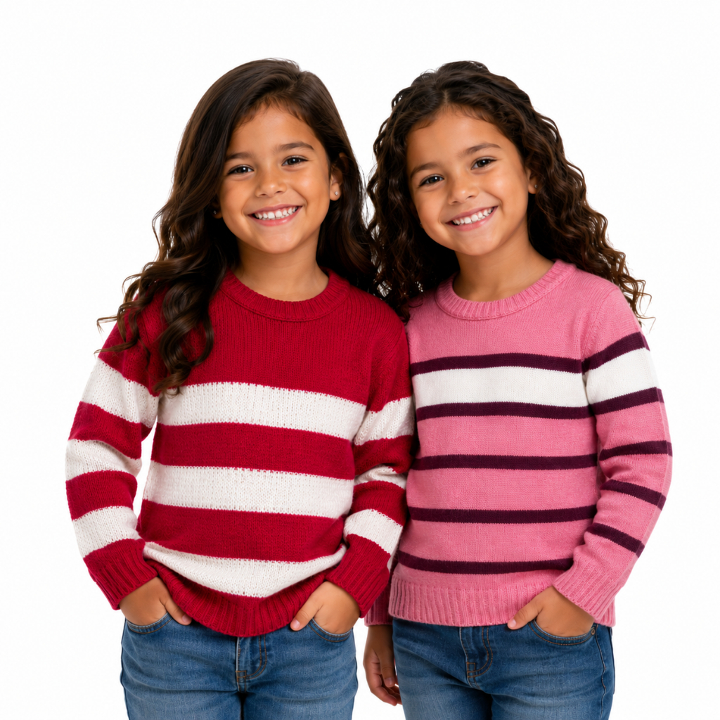 Kit 02 Blusa Infantil de Frio Menina Trictot Premium Moda Blogueirinha Inverno