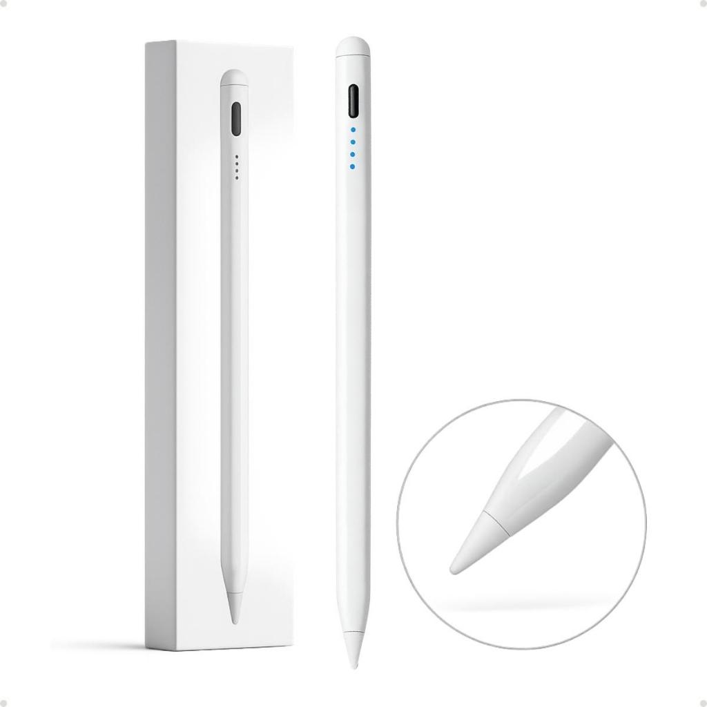 Caneta Stylus Universal com Recarga USB-C e Longa Duração