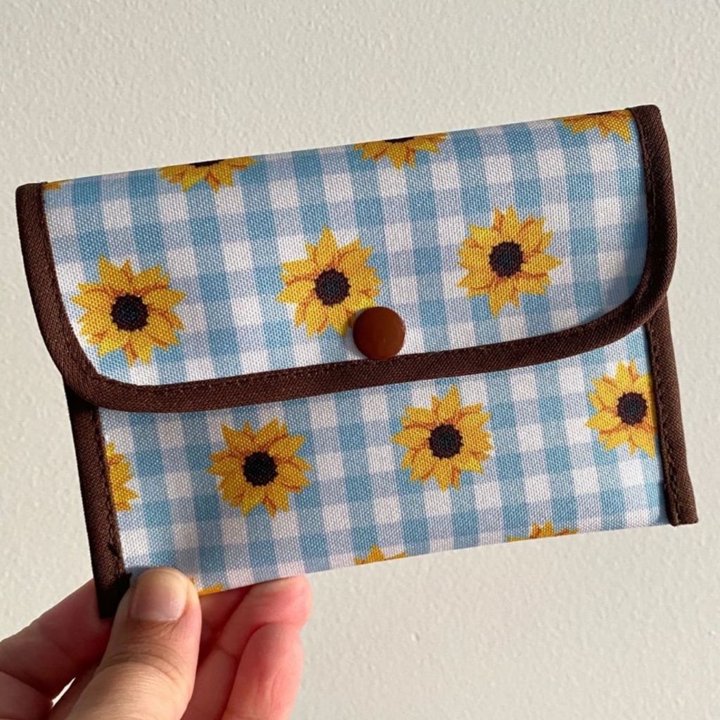 Carteira Pequena Porta Documentos, Mini Necessaire Porta Absorvente Impermeável