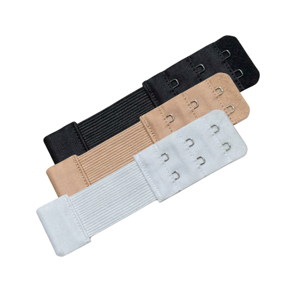 Extensor de Sutiã com Elástico - Plus Size - Kit com 3 - Conforto - Modelo 1
