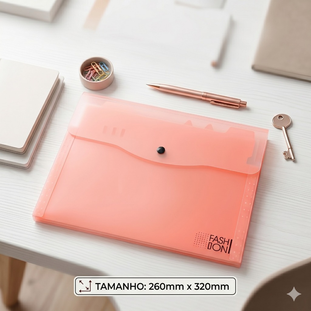 Pasta de Arquivo A4 sanfonada colorida organizadora expansível de documentos 12 divisória