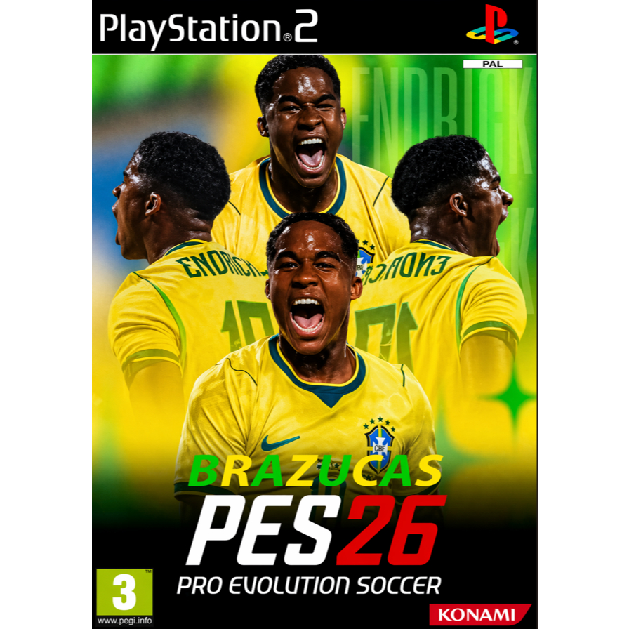 PES 2026 Brazucas PS2 Atualizado ABRIL  Brasileirão + Times Atualizados | Narração Galvão Bueno