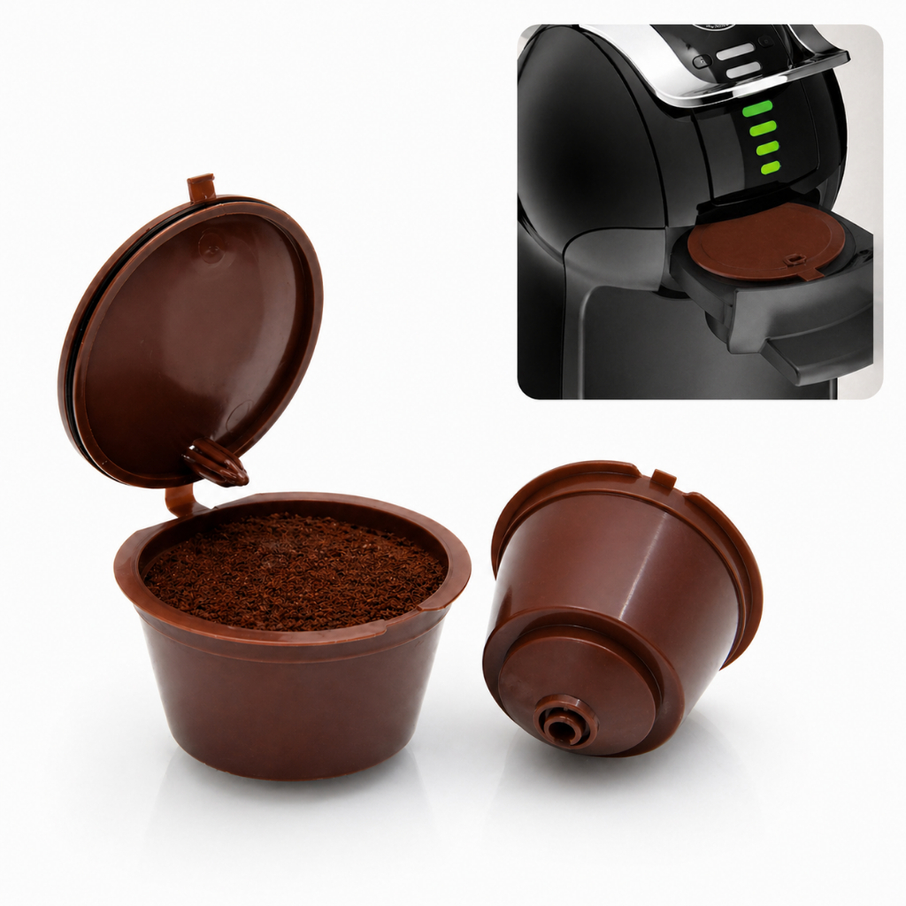 Kit 3 Cápsulas Reutilizável Dolce Gusto Recarregável