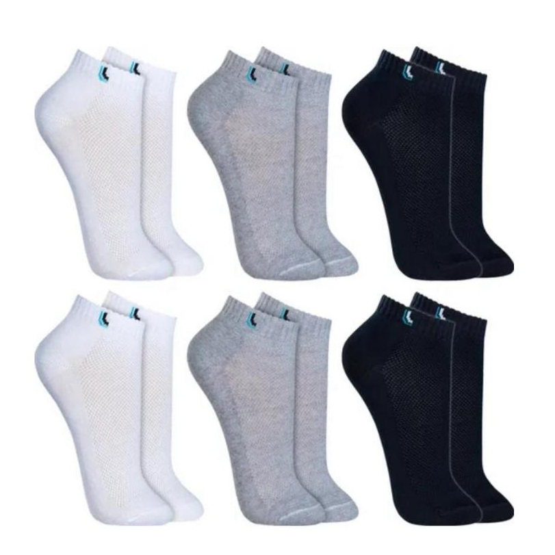 Kit com 12 Pares Cano Curto Algodão Sport para o dia a dia