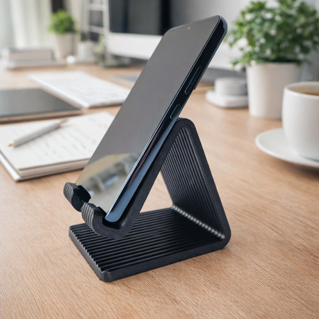 Suporte de Celular para Mesa Universal Fixo | Porta Celular Escritório Estudo Vídeos