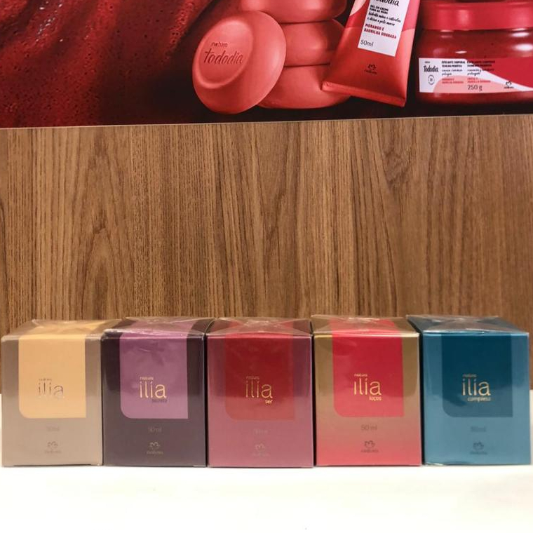 Perfume Natura Ilía Feminino 50ml Deo Parfum Secreto Ser Completa Laços Original Pronta Entrega