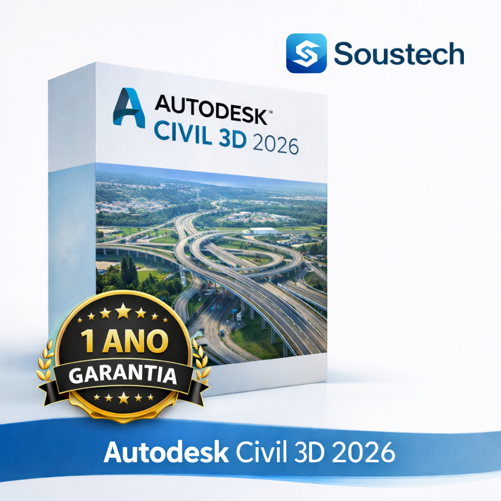 Civil 3D 2026 Uso Profissional Vitalicio + 1 Ano de Garantia