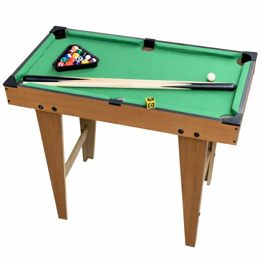 Mesa De Bilhar Grande Em Pé Sinuca Com Pernas De Madeira