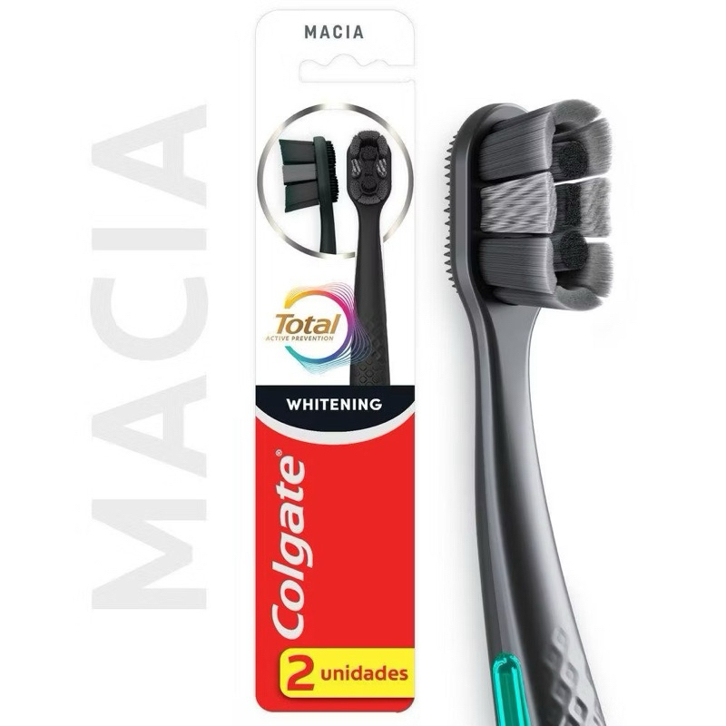 Escova Dental Colgate Total Whitening 2 Unidades