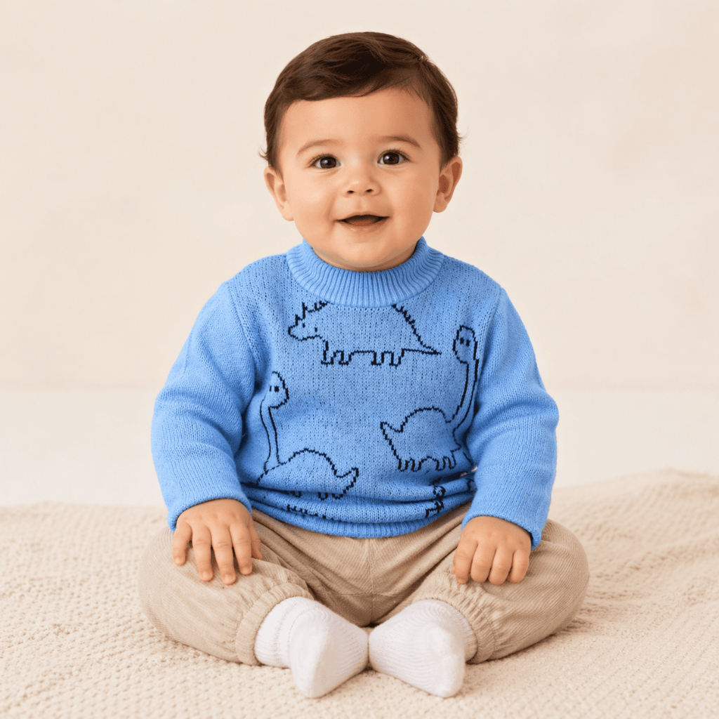 Blusa de Lã Bebê Menino e Menina Tricot de Qualidade