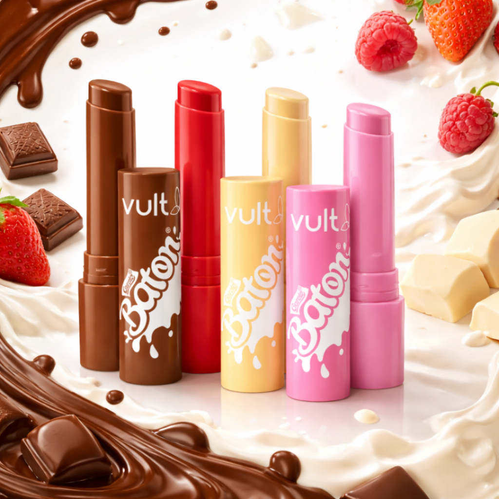 Vult & Baton Gloss Stick 2g – Efeito Brilho Intenso, Hidratação e Cor Radiante nos Lábios