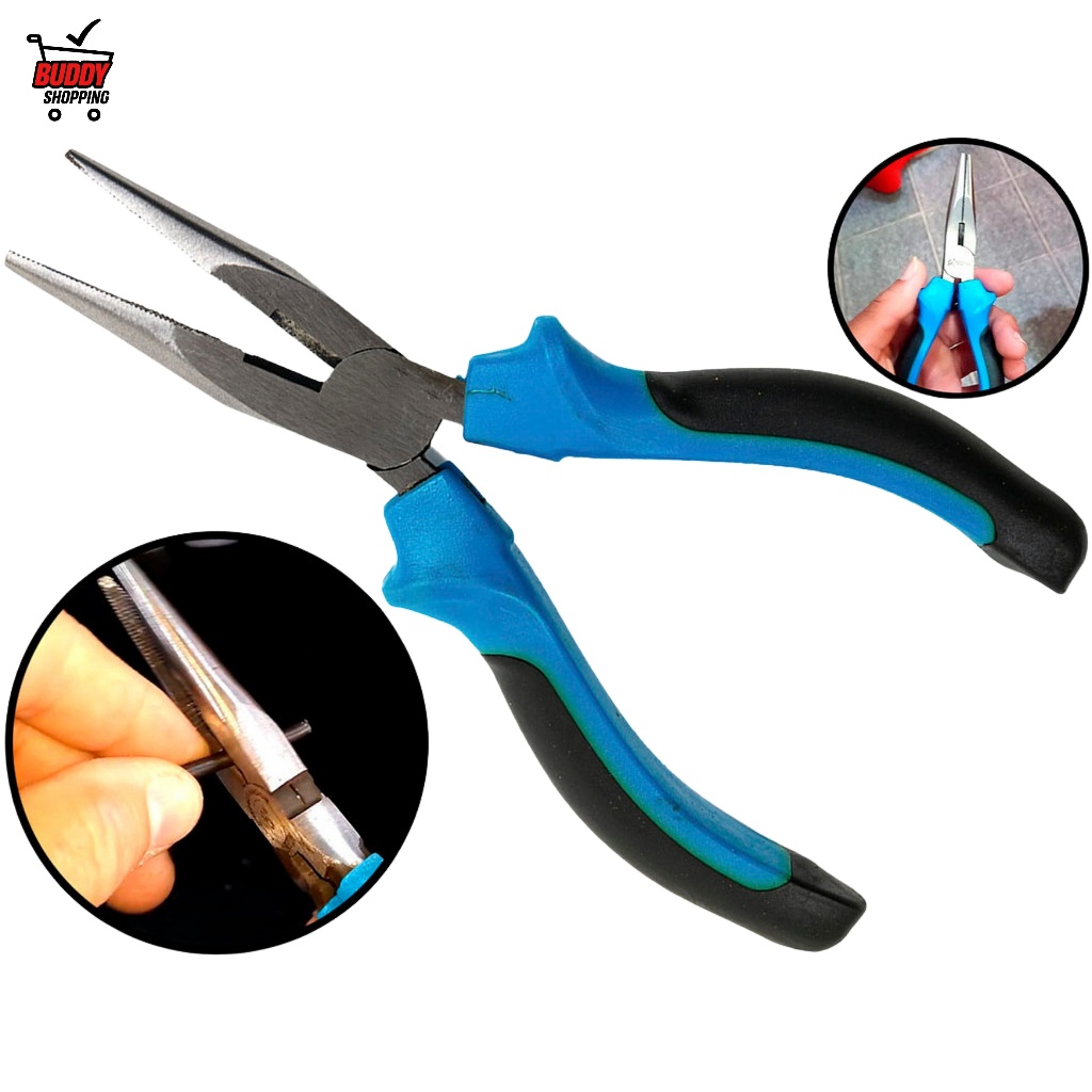 Alicate Bico Meia Cana 8 Polegadas Multiuso Profissional LUATEL LWJ-125A