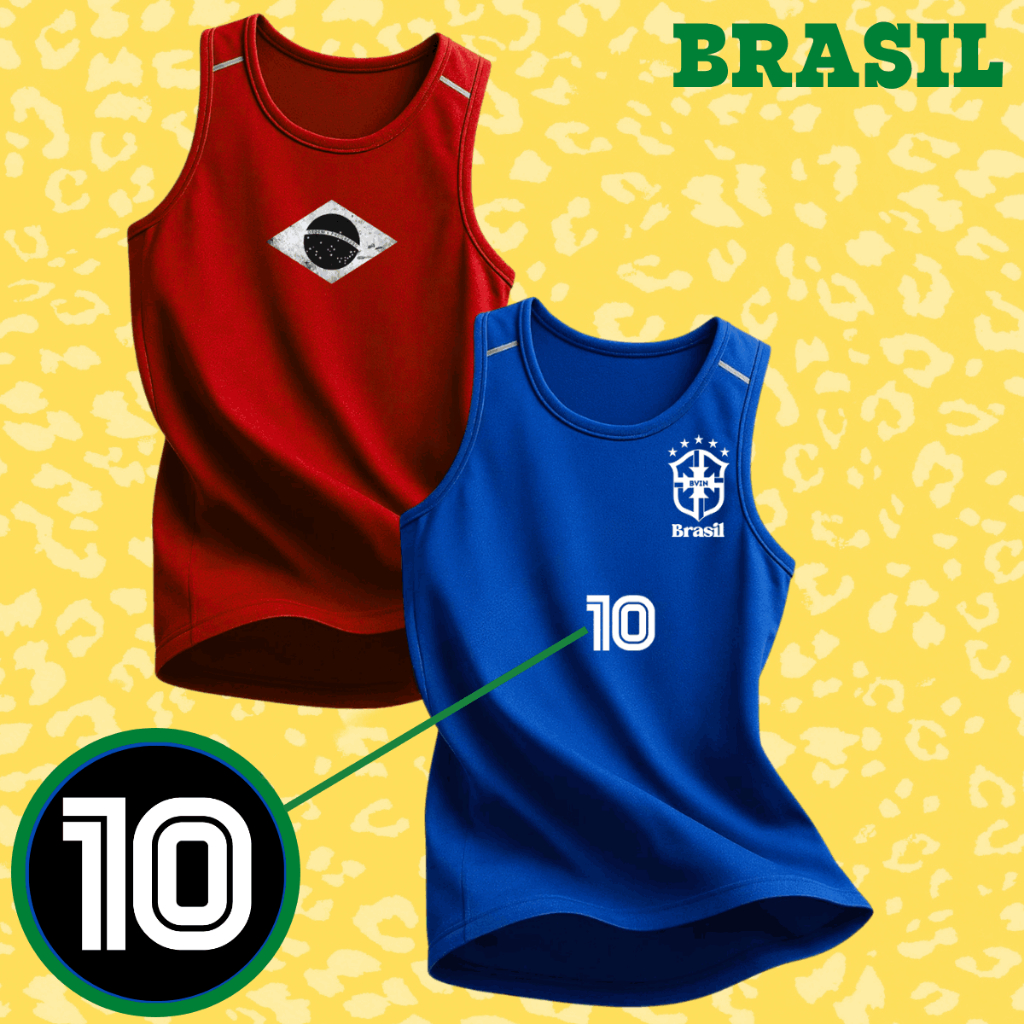 Kit 2 Regatas Dry Fit Masculina Futebol Leve Secagem Rápida