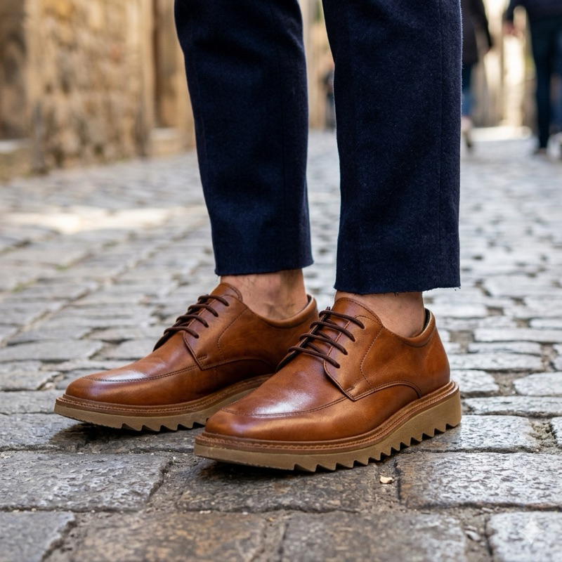Sapato Oxford Loafer Preto Marrom Masculino Gravata Amarração Calçar Mocassim Qualidade Trabalho