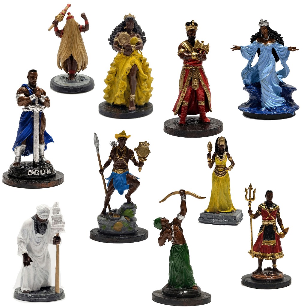 ✨ Miniatura Orixás em Resina 3D – Umbanda e Candomblé ✨