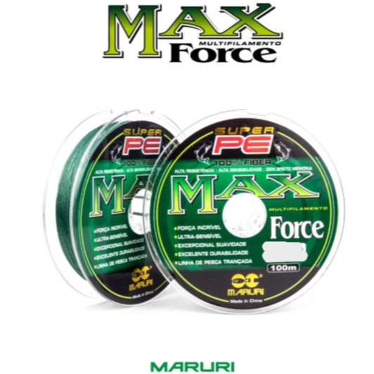Linha Multifilamento  Max force 4x e Kawana 4x  Verde Oliva 100mt
