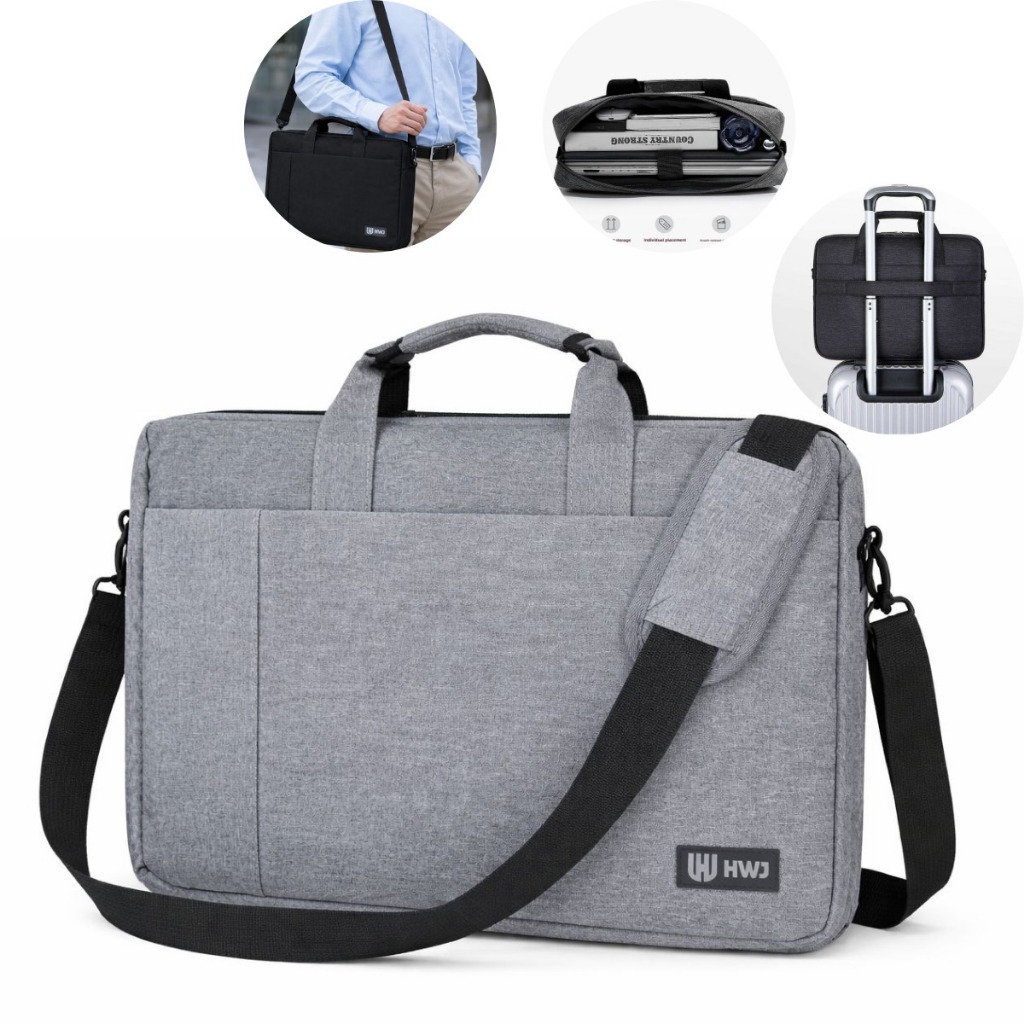 Bolsa Case Capa Notebook  Pasta Impermeável Trabalho Estudo 13 a 17 polegadas Alça Transversal Maleta Executiva