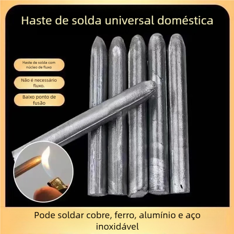 3 6 9 Pcs Haste de Soldagem Metal - Baixa Temperatura, Fácil Fusão Alumínio Para Inoxidável