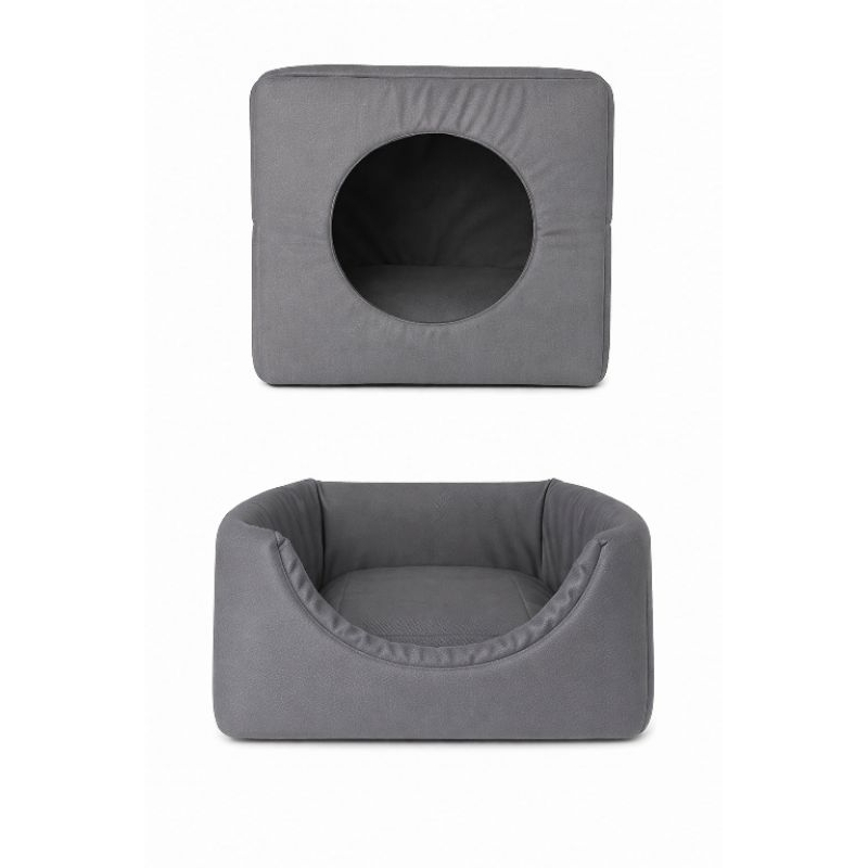 casinha toca cama lglu para cães e gato 3 em 1 tamanho P,M,G,
