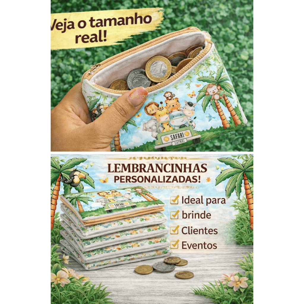 50 Porta Moedas Personalizado, Culto de Gratidão, festas, aniversários e eventos. Colocamos logo ou tema da sua escolha