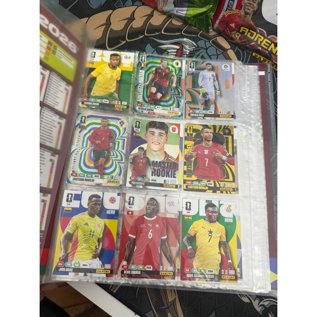 Cards Adrenalyn XL 2026 Avulso Panini Cartas Numeradas Copa Mundo Original Escolha Sua Completar hero Coleção