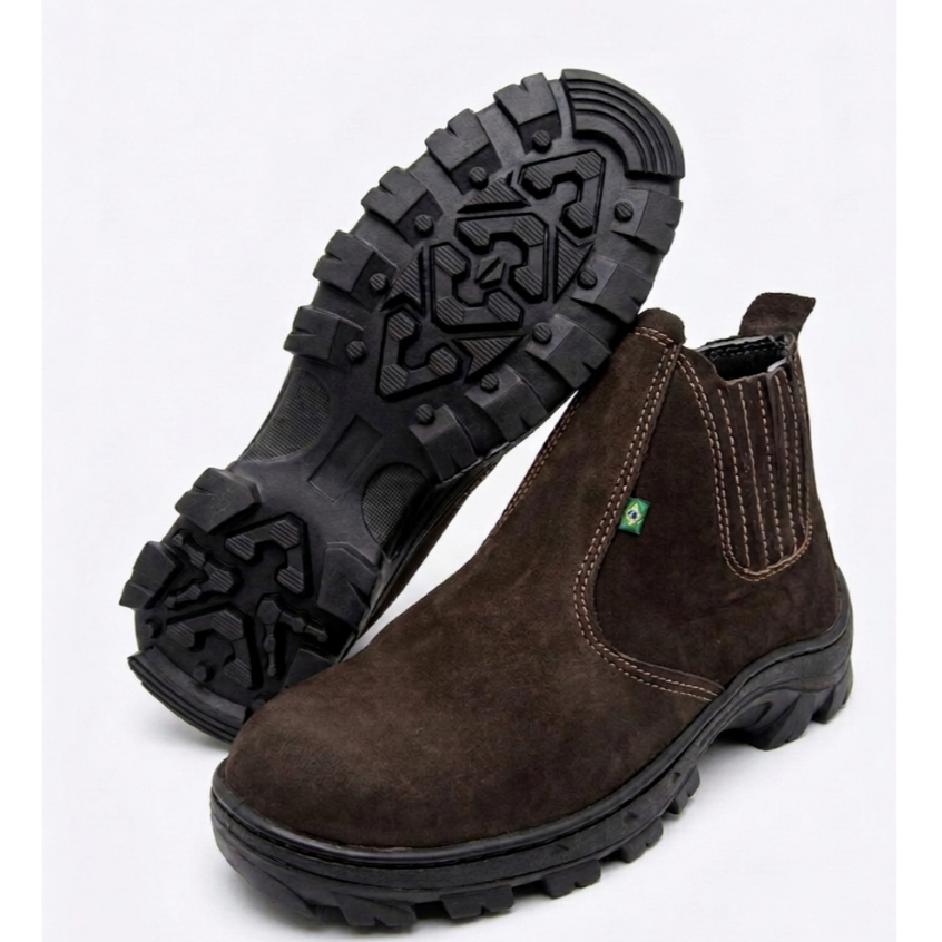 Botina bota  trabalho roça agropecuaria holland solado borracha bico pvc trabalho campo leve