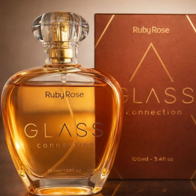 Perfume Colônia Corporal Connection 100ml Glass Ruby Rose