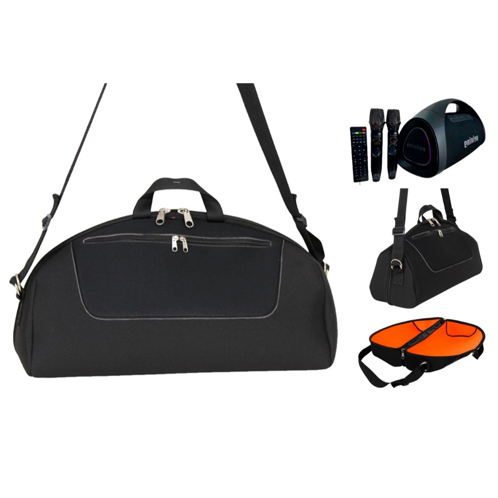 Case Protetora Boombox Peining C/bolso P/ 2-mic