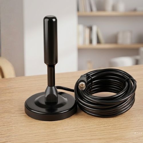 Antena Digital Amplificada Interna Externa Base Imã Prova d'água 4k canais hd grátis HDTV/UHF/VHF