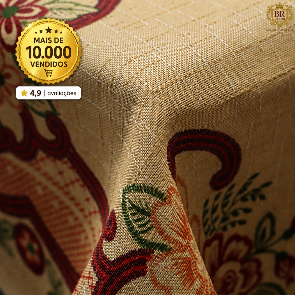 Toalha de Mesa de Linhão 4 e 6 Lugares - Elegância e Durabilidade!