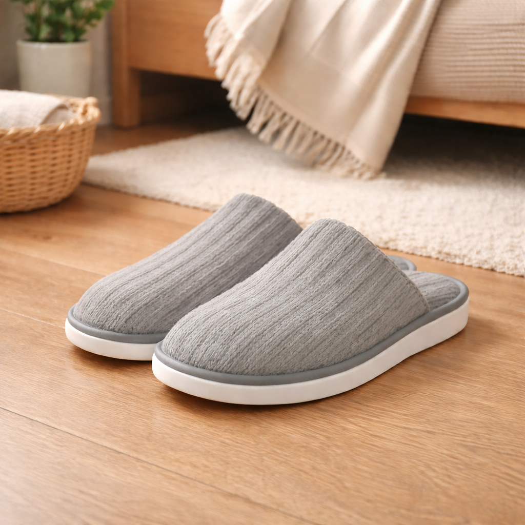 Pantufa Baratinha Chinelo Unissex Inverno Quentinha Antiderrapante Confortável Macia Casual Casa