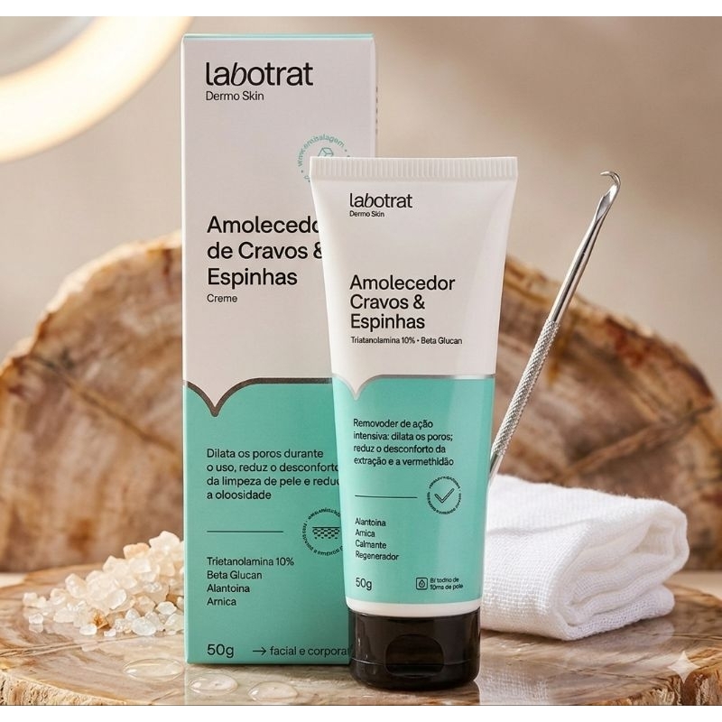 Amolecedor De Cravos E Espinhas Labotrat - 50g