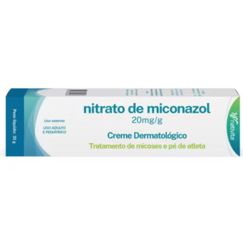 Creme Dermatológico Para Coceira, Fungos e Micoses Miconazol 30g
