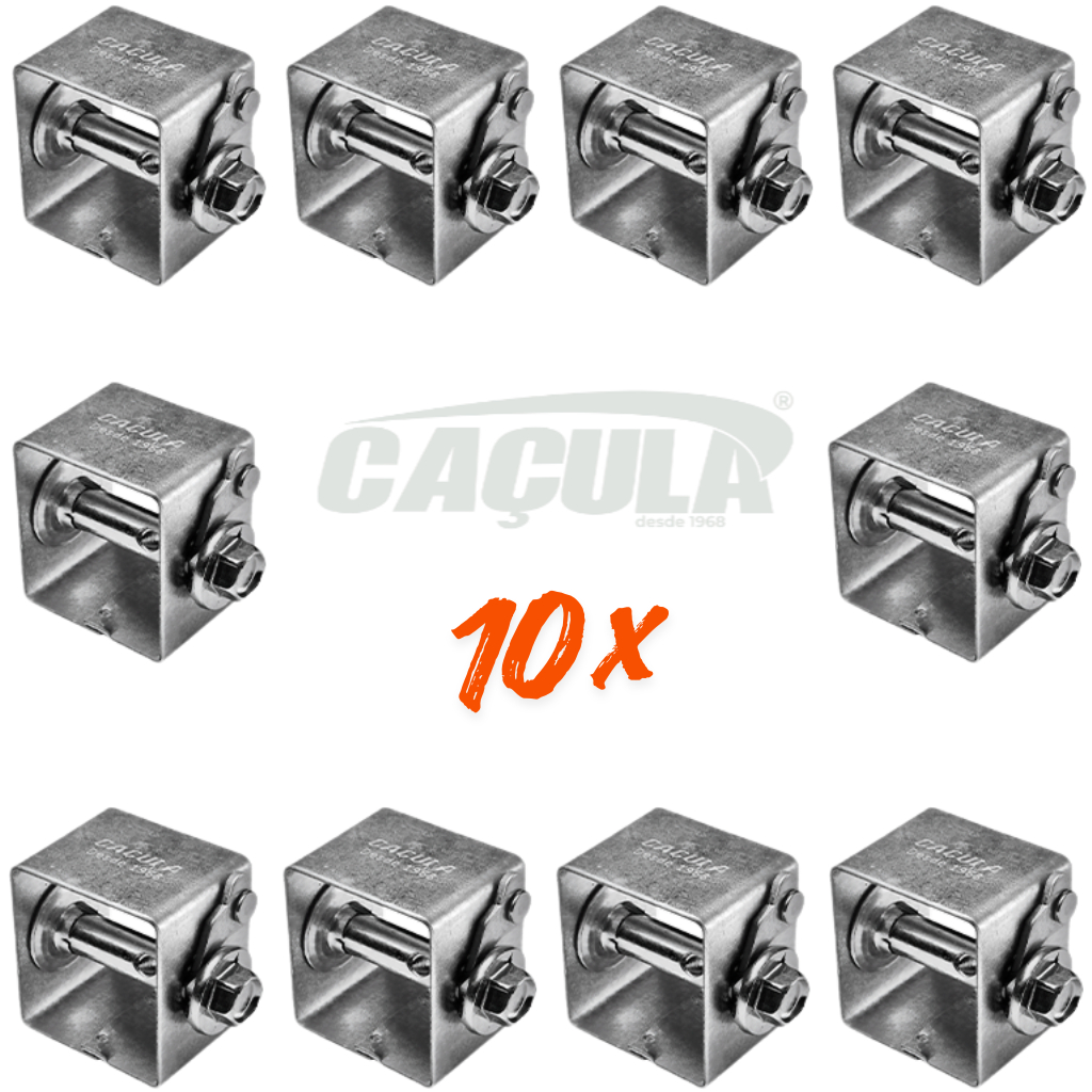 Kit 10 Catracas para Esticar Cerca Caçula | Aço Reforçado | Qualidade Superior | A Original