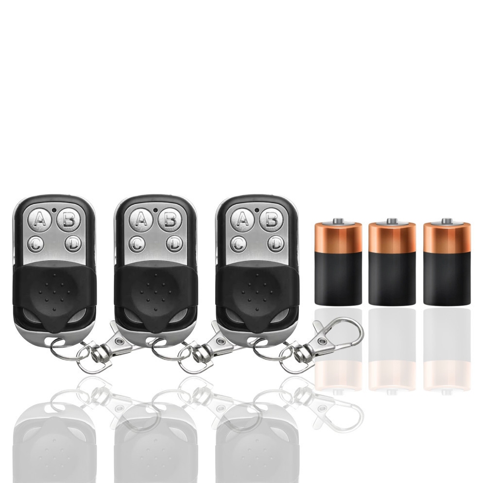 Controle ORIGINAL de Portão Electrónico Remoto Compatível 433Mhz automático Garagem 4 Botões Residencial universal