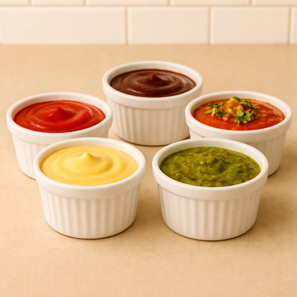 Kits Ramekin Plástico Resistente 100 ml canelado servir Molho Petisco Buffet Festa Aniversário