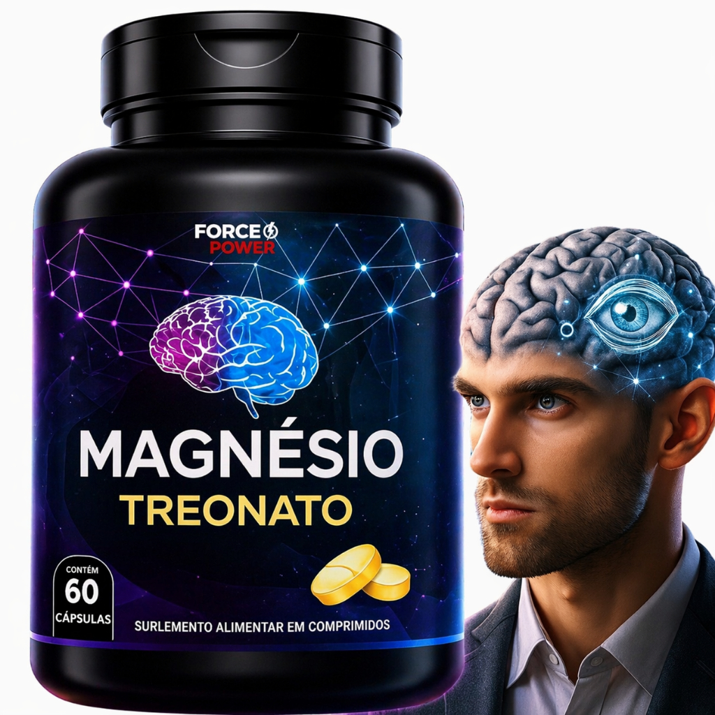 Treonato Magnésio Treonina 60 comprimidos 1000 mg - ENVIO IMEDIATO