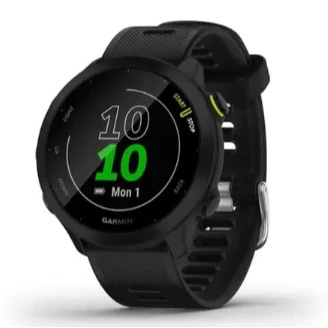 Relogio Smartwatch Garmin Forerunner 55 Preto 42MM Monitor Cardíaco, GPS Original Envio Imediato!
